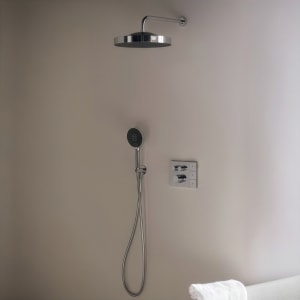 Ideal Standard Duscharmaturen-Set – Ceratherm Navigo® Unterputzthermostat, Solos 3-Funktions-Kopf- und Handbrause