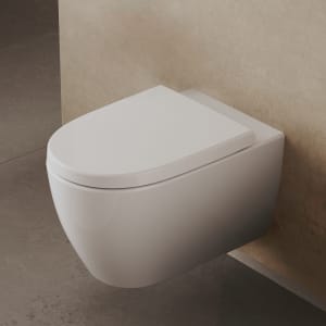 Ideal Standard i.life O Wand-WC Set mit Wrapover Sitz, HydroTwist Spültechnologie