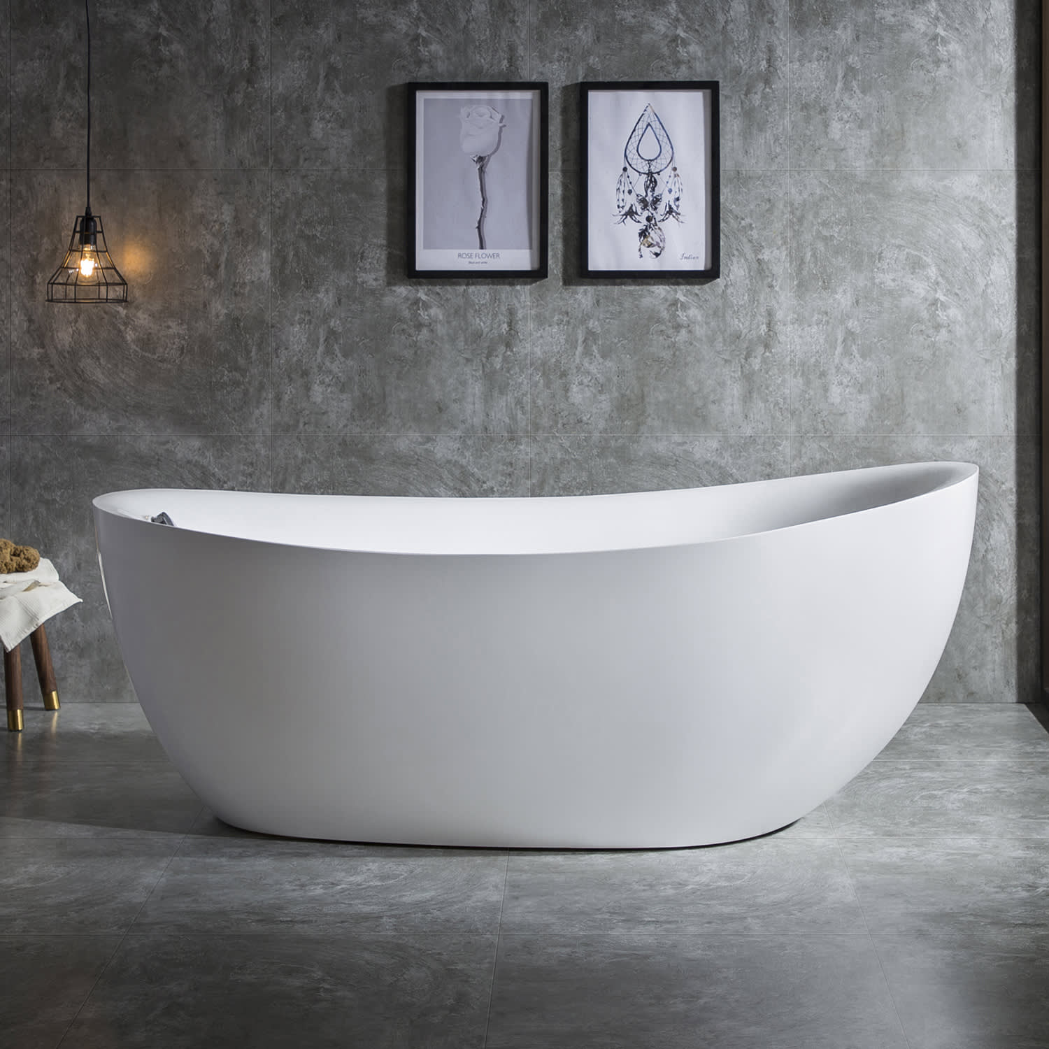 Steinkamp Loft Freistehende Ovalbadewanne 178 X 88 Cm ST001 MEGABAD