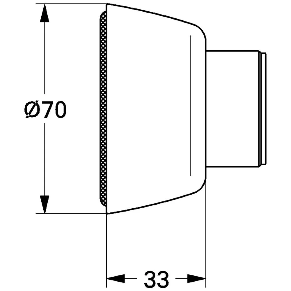 Rysunek techniczny rozety, Grohe