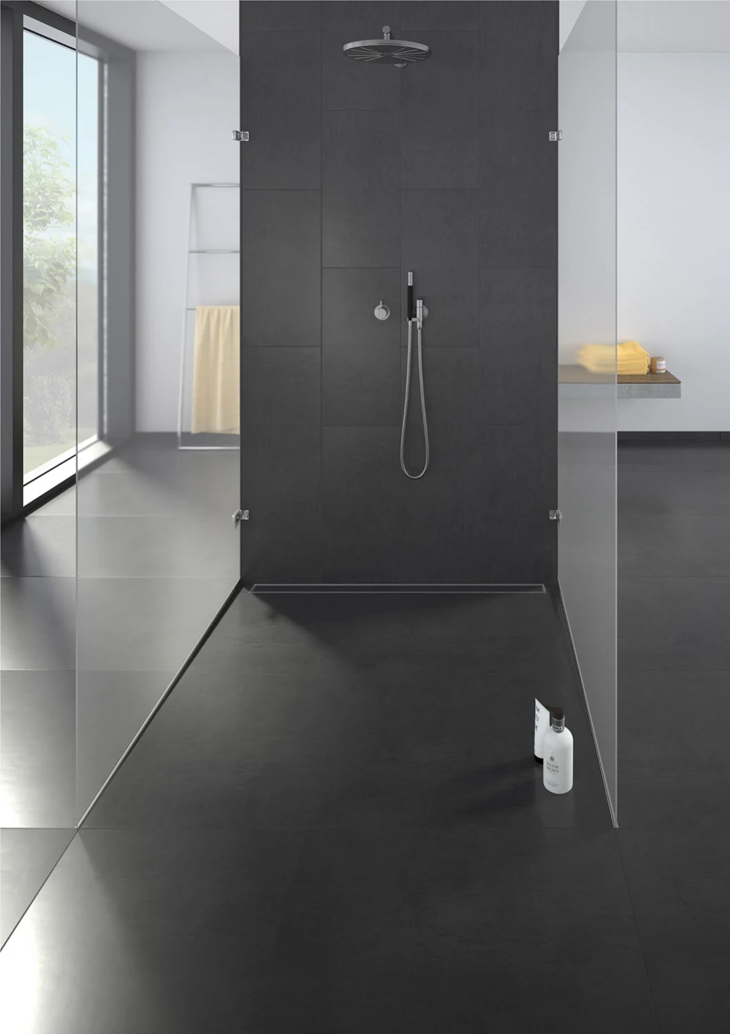 ACO ShowerDrain C Duschrinne ohne Aufkantung, DN 50, L: 88,5 cm Bild 12