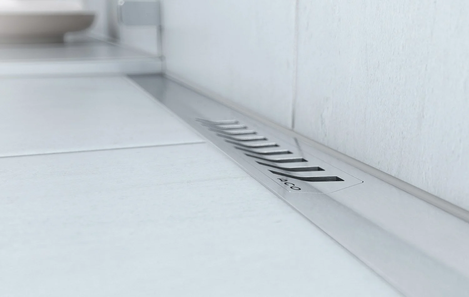 ACO ShowerDrain S+ Duschrinnen-Set Stripes 120 cm Sperrwasserhöhe 5 cm Bild 4