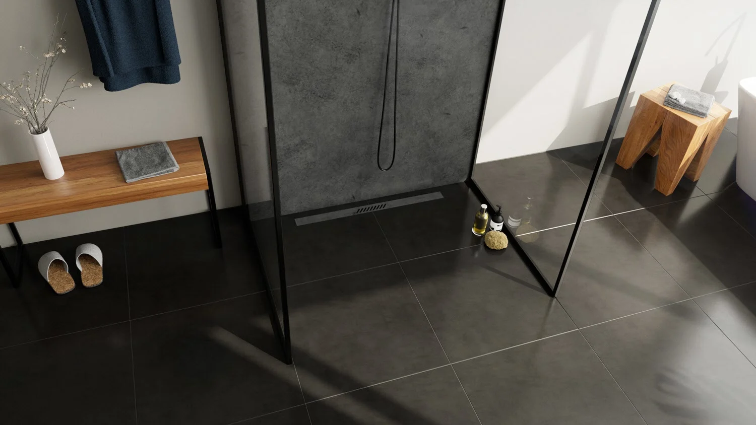 ACO ShowerDrain S+ Duschrinnen-Set Stripes 120 cm Sperrwasserhöhe 5 cm Bild 9