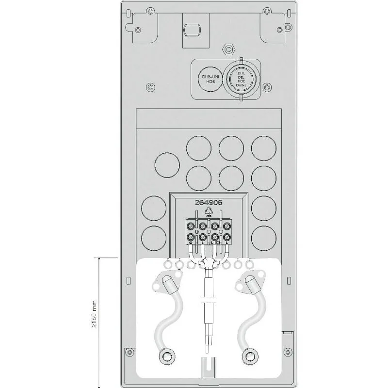 AEG Montagerahmen Rohrbausatz MR 111