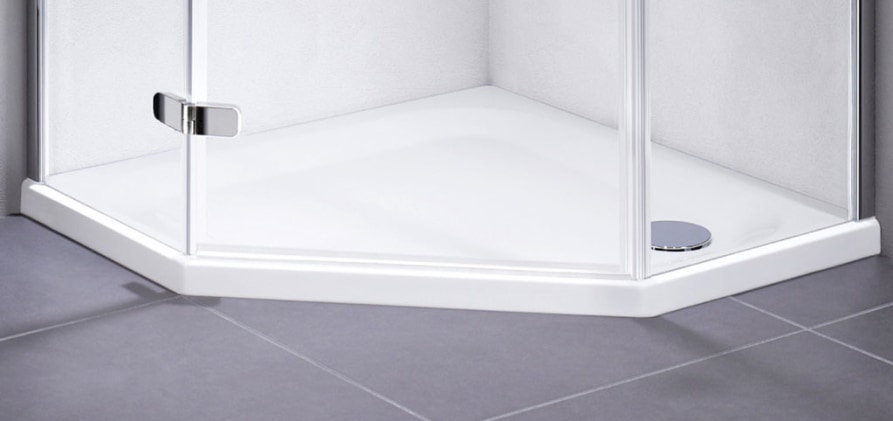 F&uuml;nfeckduschwannen