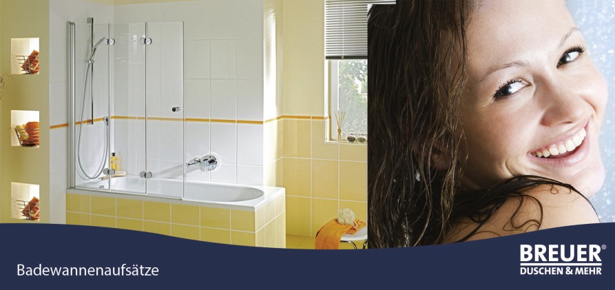 Badewannenfaltwände und Schiebetüren
