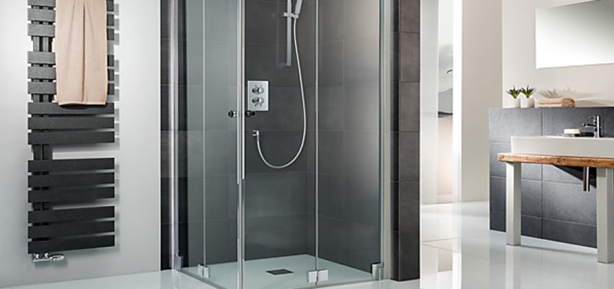 Drehfalttüren als Eckeinstieg