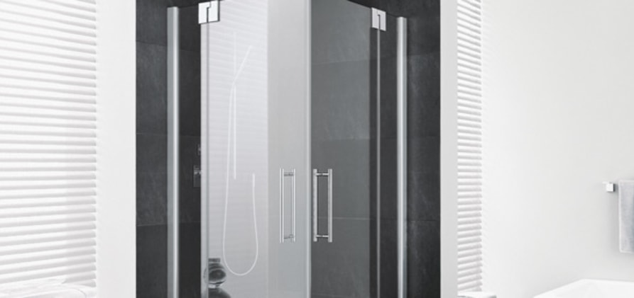 Eckeinstieg 2-teilig (Pendelt&uuml;ren mit Festfeldern) - Halbteil