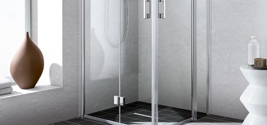 Eckeinstieg 2-teilig Pendelt&uuml;ren mit Festteilen