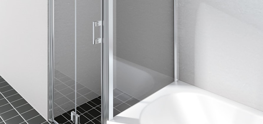 Seitenwand verk&uuml;rzt f&uuml;r Badewanne LITVD