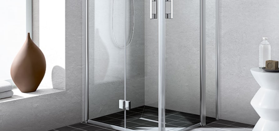 Eckeinstieg 2-teilig mit Pendel-Faltt&uuml;ren