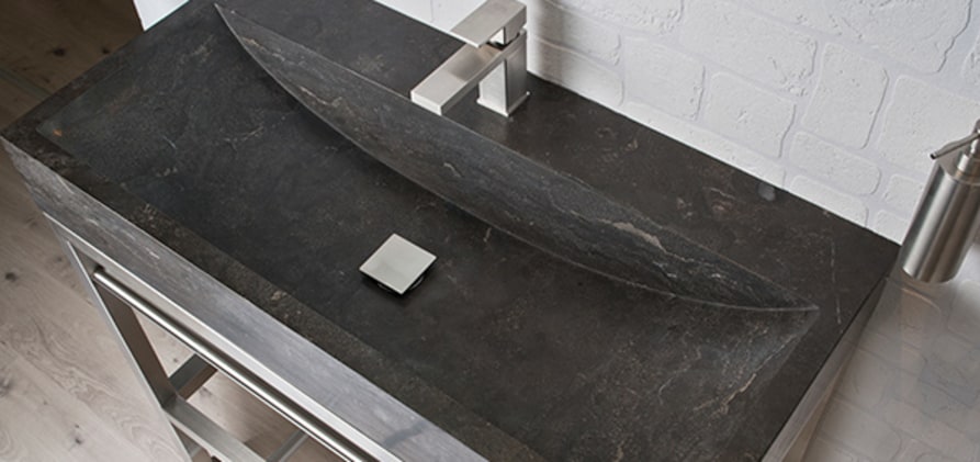 Natursteinwaschbecken