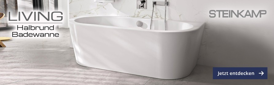 Halbrund Badewannen