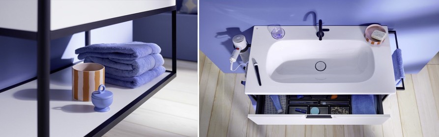 Waschtischkombinationen mit Keramik-Waschtischen