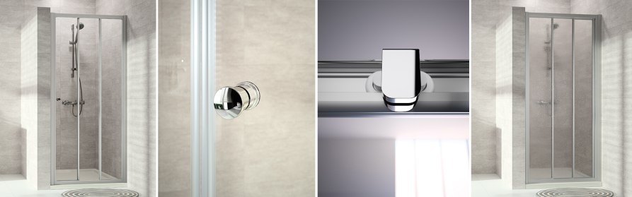 Gleitt&uuml;r 3-teilig alle Segmente beweglich