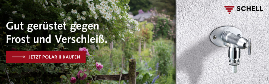 Frostsichere Au&szlig;enwandarmaturen