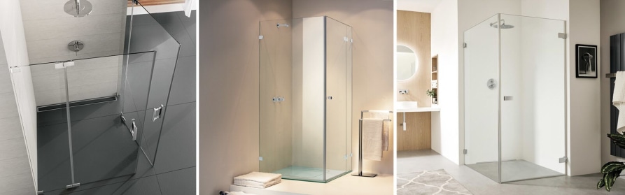 Rahmenlose Duschkabinen