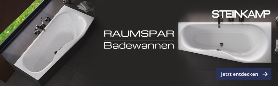 Raumsparbadewannen