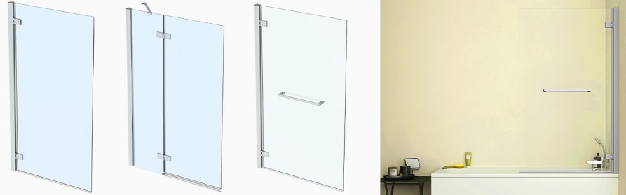 Ideal Standard i.life Duschw&auml;nde f&uuml;r Badewannen