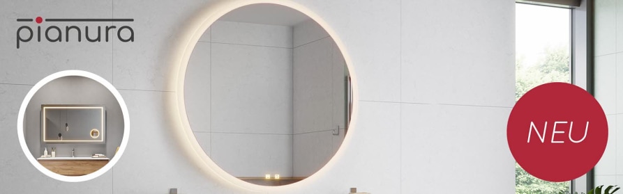 Badspiegel mit Beleuchtung