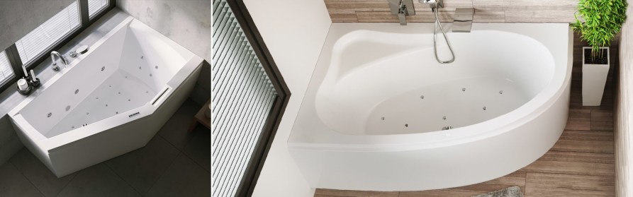 Raumsparbadewannen