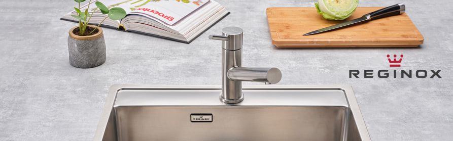 Flächenbündige-Unterbau- & Flacheinbauspülen von Reginox - MEGABAD