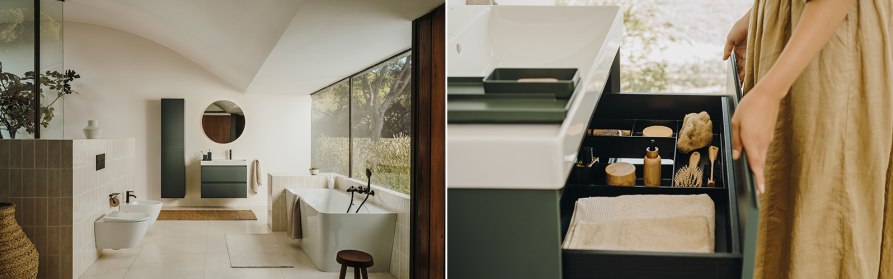 Waschtisch mit Unterschrank