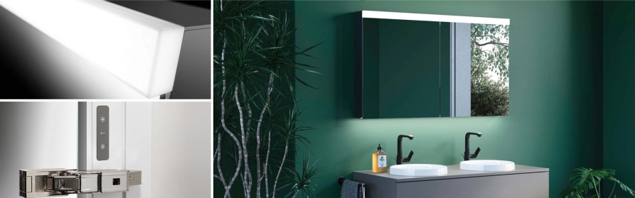 LOW plus LED Spiegelschränke