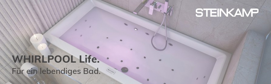 Badewannen mit Whirlsystem