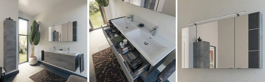 Badmöbel Sets mit Villeroy & Boch Waschtisch