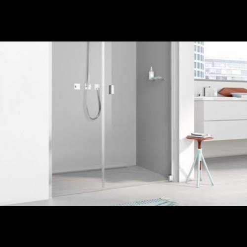 Pendeltür für Nische mit Festteil Öffnungsseitig