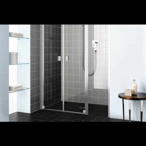 Doppel-Pendeltüre für Nische, mit Festteil