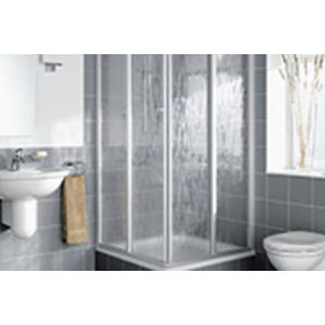 Eckeinstieg 2-teilig Gleittüren - Halbteil