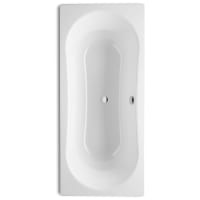 Steel Duo 180-2 Rechteck-Stahl-Körperformbadewanne 180 x 80 cm