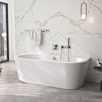 Duravit Luv Badewanne Ecke rechts 185 x 95 cm 700432000000000 - MEGABAD