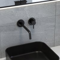 Kronenbach Lima 2.0 Black Waschtisch-Wandarmatur 24,5 cm inkl. Grundkörper