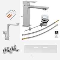 Kronenbach Quara 3.0 Montage- und Armaturenset für Waschtisch mit Unterschrank