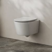 Kronenbach Tube Wand-WC kompakt, spülrandlos mit Rotationsspülung