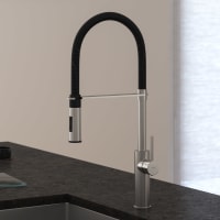 Kronenbach Lima Professional Einhebel Küchenarmatur mit schwenkbarem, flexiblen Auslauf, Handbrause mit 2 Strahlarten