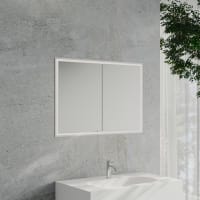 Kronenbach Cube 2.0 Spiegelschrank 100 cm, Unterputz, 2-türig