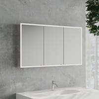 Kronenbach Cube 2.0 Spiegelschrank 130 cm, Aufputz, 3-türig
