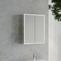Kronenbach Cube 2.0 Spiegelschrank 60 cm, Aufputz, 2-türig