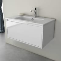 Loft Waschtisch mit Unterschrank 80 cm, 1 Auszug