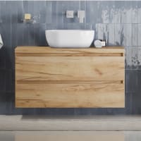 pianura Stella Waschtischunterschrank 100,5 cm mit Aufsatzwaschtisch Mond