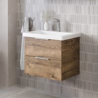 Steinkamp Living 2.0 / Villeroy & Boch Subway 3.0 Waschtisch mit Unterschrank 60 cm