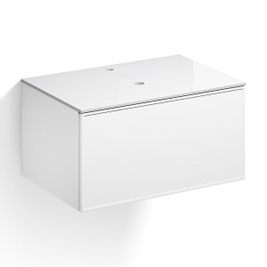 Alape Arkta Möbelmodul mit Trägerplatte 80 cm, Beckenposition mittig