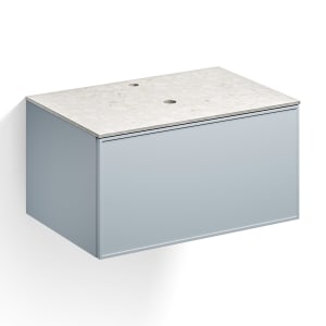 Alape Arkta Möbelmodul mit Trägerplatte 80 cm, Beckenposition mittig