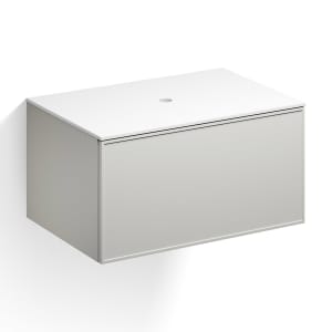 Alape Arkta Möbelmodul mit Trägerplatte 80 cm, Beckenposition mittig