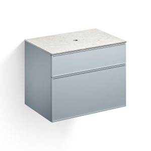 Alape Arkta Möbelmodul mit Trägerplatte 80 cm, Beckenposition mittig