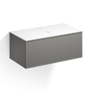 Alape Arkta Möbelmodul mit Trägerplatte 100 cm, Beckenposition mittig